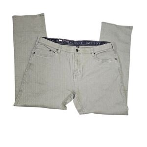 Jachs New York Mens Classic Denim Jean Olive Color NEW